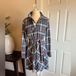 Kiel James Patrick (KJP) Cozy Cabin Flannel Dress